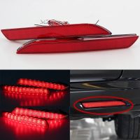 2PCS LED Rear Bumper Reflector Light For Honda JAZZ Fit 2010 2011 2012 2013 CRZ CRV Acura TSX Tail Stop Fog Brake Lamp