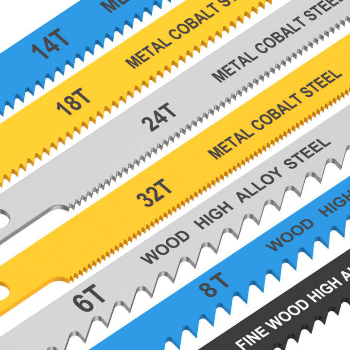 dagafga-ใบเลื่อยจิ๊ก24ชิ้น-ใบมีดเลื่อยตัดเหล็กพลาสติกคาร์บอนเหล็กไม้สูงชุดใบปัดน้ำฝนใบเลื่อยเครื่องมืองานไม้ก้านตัว-u-ใบเลื่อยใบมีดคมใบเลื่อย