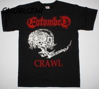 Men t shirt ENTOMBED CRAWL DEATH EDGE OF SANITY MONSTROSITY UNLEASHED T-SHIRT fashion cool hip-hop tee shirt homme big size 3XL