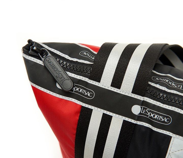 li-shibao-สีดำและสีขาวลายสีแดงแฟชั่นป่ากระเป๋าสะพายสบายๆกระเป๋าถือ3442