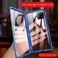 360 Double Sided Magnetic Adsorption Phone Case For OPPO Reno 6 Pro Glass Cover Camera Lens Protector Film For Reno 6 5G