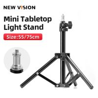 55cm 75cm MIni Tabletop Light Stand Tripod Background Support for Photo Studio Flash LED Video Light Softbox Umbrellas