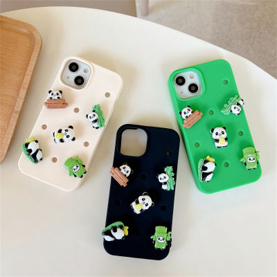 Silicon Excellent Quality Colorful Wear Fashion Sporty Sense Pink Pinky Style Fancy Crocs Like Air holes Design for Charms For iPhone 14 13 12 11 Pro Max Case