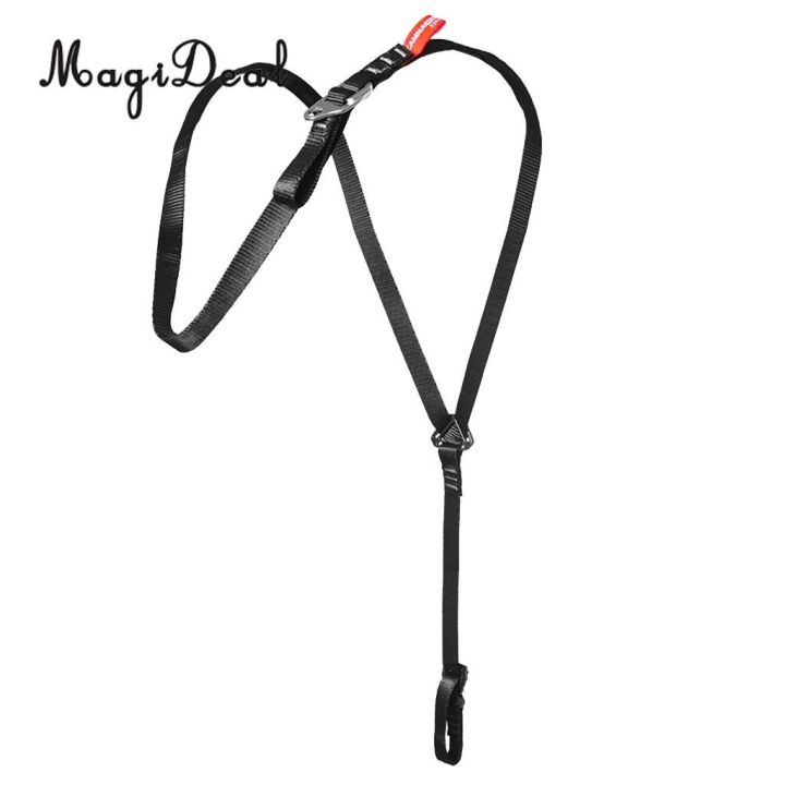 Rock Climbing Chest Ascender Shoulder Strap Adjustable Safety Harness Sling Tree Arborist Caving