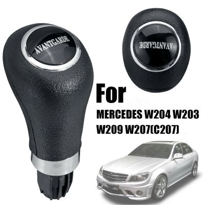 Automatic AT AVANTGARDE Gearshift Knob Gear Shift Knob Leather Boot Gaitor Cover for MERCEDES W204 W203 W209 W207(C207)