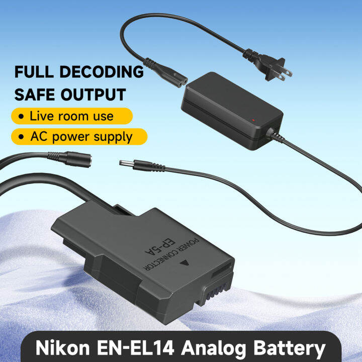 PALO EN-El14 Dummy Battery Fit Power Supply For Nikon P7800 P7700 P7100 ...