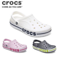 OriginalCrocs พื้นรองเท้าหนาชายหาดสำหรับทุกเพศดาบปลายปืนอุดตันกันลื่นรองเท้าแบบมีรูระบายพิมพ์ลาย