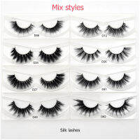 Visofree 30 Pairslot 3D Faux Silk Lashes Softly False Eyelashes 100 Handmade High quality Reusable Eyelashes Silk-D25