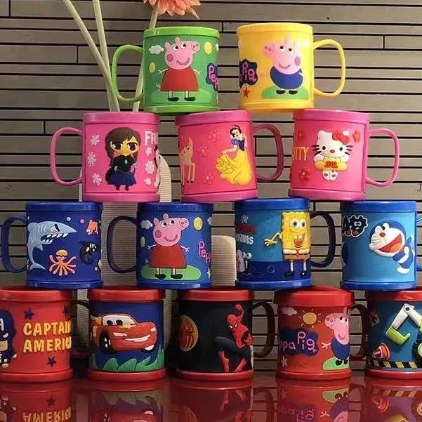350ml Anti Fall Mug For Kids 3d Mug Plastic Mug Water Cup