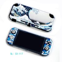 เคสป้องกันเต็มรูปแบบ360องศาเข้ากันได้กับ Nintendo Switch Lite ฮาร์ดพีซีป้องกันรอยขีดข่วนดูดซับแรงกระแทกเคสห่อหุ้ม