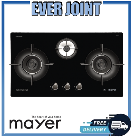 Mayer MMGH893HE [86cm] 3 Burner Glass Gas Hob Lazada Singapore