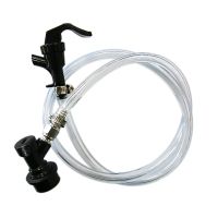 PERA 3/16" ball lock line assembly  picnic tap with 5ft beer line for home brewing Plumbing Valves