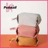 PETINAIL ที่เก็บเครื่องสำอางเสื้อผ้าทำความสะอาดถุงพร้อมที่จับถุงเครื่องสำอางแบบพกพาของขวัญอุปกรณ์ที่เก็บของจำนวนมาก Trave