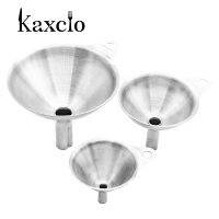Kaxcio 3ชิ้น/เซ็ตกรวยสแตนเลส Mini น้ำมันไวน์ Drainer พร้อมห่วงแขวน