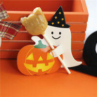 [Walker Lily] COD 50ชิ้น/ล็อตผีฟักทอง DIY Halloween Gift Candy Paper cards Lollipop cards