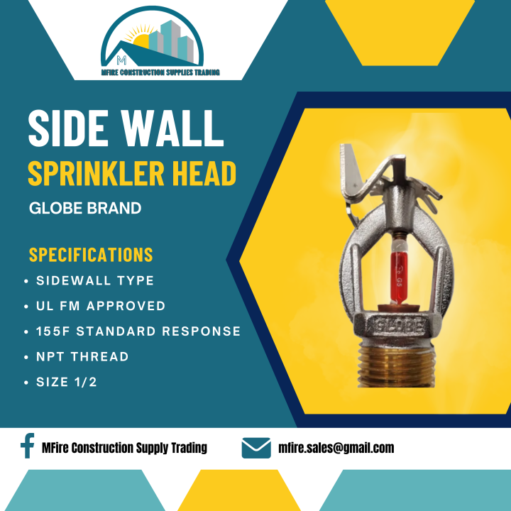 Sprinkler Head SIDEWALL Globe Brand 1/2" Lazada PH
