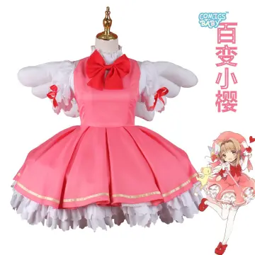 Card Captor Sakura Kinomoto Sakura Red Lolit derss Online Sale - Best  Profession Cosplay Costumes Online Shop