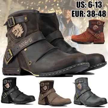 Mens goth deals boots clearance