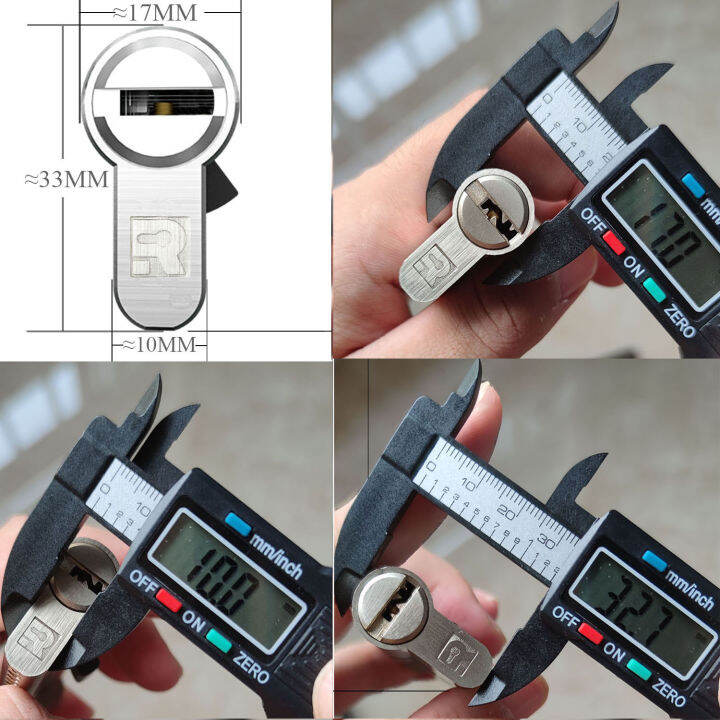 ปรับแต่งกุญแจเดียวกันเพื่อเปิดประตูกระบอกทั้งหมดมาตรฐานยุโรปที่มีคุณภาพสูงล็อคกระบอก11-pin-ล็อคประตูป้องกันการโจรกรรม