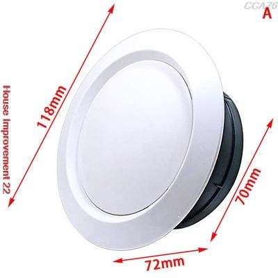 【hot】 Adjustable Air Ventilation Cover Round Ducting Ceiling Wall Hole Vent Grille