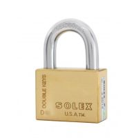 กุญแจ R-PREMIUM 50 mm. คอสั้น กุญแจอย่างดี ระบบล็อคลูกปืนมาสเตอร์คีย์ (MASTER KEY)  SOLEX