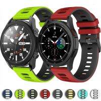 ✔ Silicone Strap For Samsung Galaxy Watch 4/Classic/5/Pro 44mm 40mm 45mm/Gear S3/Active 2 Two-tone Bracelet Huawei Watch GT 2 46mm