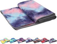 ✜ Yoga TowelNon-Slip Hot Yoga Mat Anti-Slip Waffle Texture 100 Absorbent Odorless Microfiber Yoga Blanket 24 x 72 in