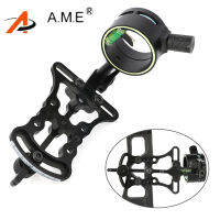 AME Compound Bow 1 Pin Sight Single Pin Light 0.019" Fiber Adjustable