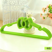 10 pieces Colorful Velvet Clothes Hangers Bowknot Velvet Coat Hanger Non-slip Flocking Hangers