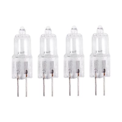 12V 20W 2 pin G4 Base Halogen Light Bulb 4 Pieces Warm White