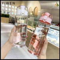 YIWEN 780ml ยิมท่องเที่ยว ฝ้า พลาสติกครับ ขวดน้ำดื่ม ถ้วยดื่ม รั่วซึม ขวดน้ำกีฬา