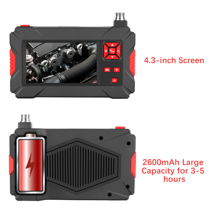 kkmoon-กล้องเอนโดสโคปอุตสาหกรรมพร้อมกล้องตรวจสอบยานยนต์8มม-ไฟ-led-กันน้ำหน้าจอ4-3นิ้ว1080p-กล้องดิจิตอล-borescope-ความละเอียดสูง