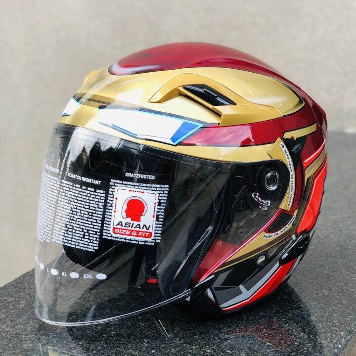 KYT HELMET VENOM MARVEL SERIES IRON MAN CAPTAIN AMERICA | Lazada