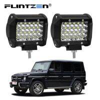 Flintzen 4นิ้ว20ชิ้นชิป Led ไฟทำงานติดตั้งรถออฟโร้ดหลังคาแถบแท่ง Led สำหรับรถบรรทุก Suv เรือแทรคเตอร์แยก