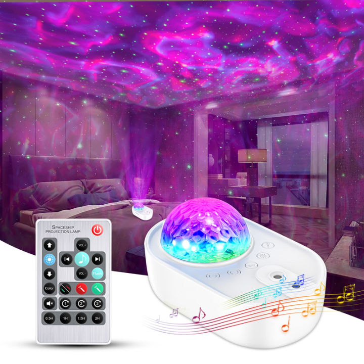 3-in-1-led-star-projector-galaxy-โปรเจคเตอร์ไฟกลางคืนพร้อมลำโพงเพลงสำหรับห้องนอนของตกแต่งบ้านปาร์ตี้เด็กผู้ใหญ่นอนไฟ