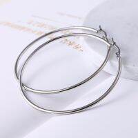 【YP】 1 10-70mm Big Earrings Fashion Large Hoop Jewlry