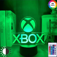 Game XBOX Home Game Best Present for Boy LED Night Light USB Directly Supply Cartoon App Control Children Birthday Gifts 3d Lamp