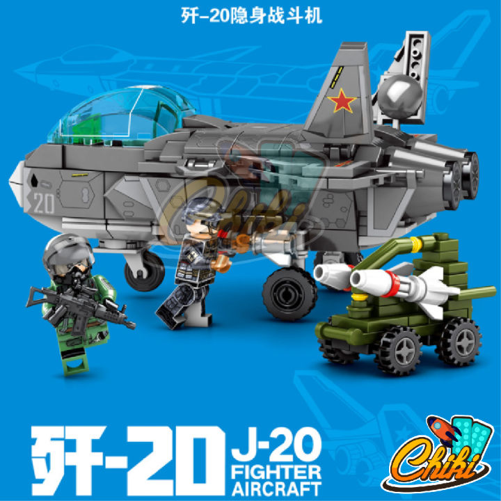 ตัวต่อ-sembo-block-เครื่องบินเจส-j-20-fighter-aircraft-sd202121-จำนวน-365-ชิ้น
