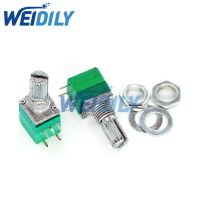 5PCS RV097NS B5K B10K B20K B50K B100K B500K 5K 10K 50K 100K With A Switch Audio 5pin Shaft 15mm Amplifier Sealing Potentiometer