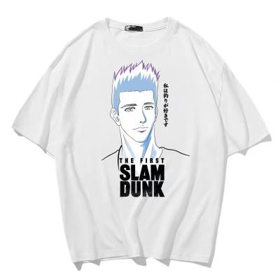 ข้อเสนอพิเศษ tshirt tshirt BH3 Slam Dunk Tshirt Unisex Short Sleeve Tops Cal Loose Tee Anime Fashion Graphic Shirt Plus Size HB3_07(SS-5XL