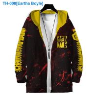 ❧ Chainsaw chain saw people surrounding animation clothing zipper hooded fleece qiu dong with secondary yuan coat big yards of men and women