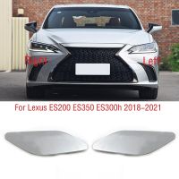 ไม่ทาสีขวาสำหรับ Lexus ES200 ES350 Es300h 2018-2021กันชนหน้าเครื่องซักผ้าไฟหน้าหัวฉีดเจ็ทสเปรย์ฝาครอบปั๊มหัวปั๊มขวดที่ไม่ได้ทาสีตัวถอดเซ็นเซอร์ออกซิเจน