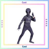 Coss Kostum Spiderman Hitam สไปเดอร์แมน Zentai จั๊มสูทคอสเพลย์สไตล์3D สำหรับเด็ก