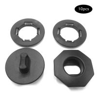 10Pcs Dual Layer Car Mat Retainer พรมหัวเข็มขัด Twist คลิปพลาสติก Fastener Fitting Fixing Grip Clamps Anti-Slip ผู้ถือพื้น