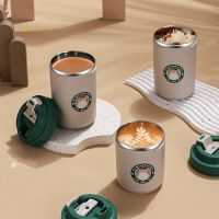 【CW】304 Double-layer Stainless Steel Insulated Cup  High Appearance  Car Mounted Coffee Cup  Portable and Portable Daily Cup