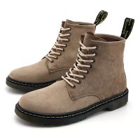 Round Head Khaki Martin Boots Outdoor Camping Cycling Sport High Top Lightweight Couple Fashion Shoes 4 Season Motorcycle Work