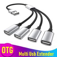 [HOT HAIXWLXKWW 589] USB Type C Hub Extensions 4 Port Splitter ตัวแปลงอะแดปเตอร์ถ่ายโอนความเร็วสูงสำหรับแล็ปท็อป