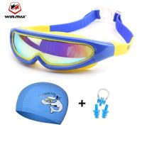 WINMAX แว่นตาว่ายน้ำเด็ก Anti Fog กันน้ำ Kids Cool Arena Natacion แว่นตาว่ายน้ำ Boy Girl Professional ว่ายน้ำ Glasses