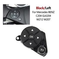 Car Steering Wheel Button Switch Cover Trim Kit for C E Class W204 W212 X204