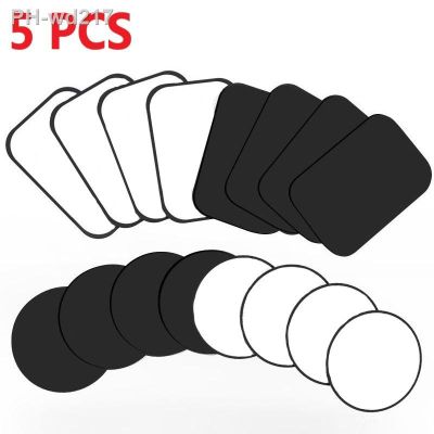 ▫✒ 5PCS Magnetic Metal Plate For Car Phone Holder Universal Iron Sheet Disk Sticker Mount Mobile Phone Magnet Stand For IPhone